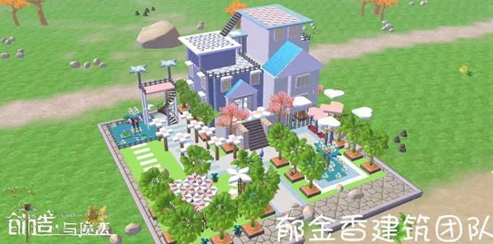 2024热门！创造与魔法海边城堡设计图纸揭秘：打造梦幻海上居所全攻略